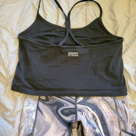 Victoria’s Secret Workout Set  leggings & sports top Preowned Excellent - Picture 5 of 5